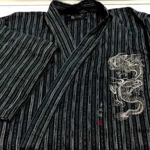 Rare hard to find in USA Dragon Embroidered Shirt